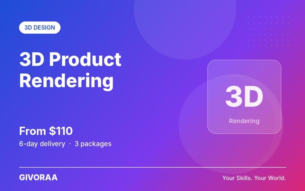 3D Product Rendering