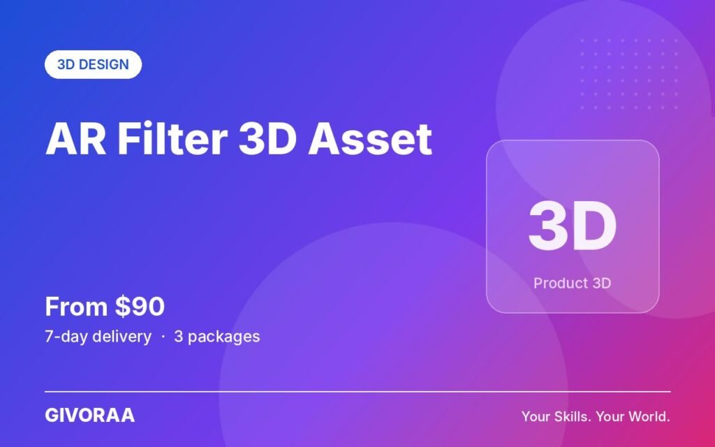 AR Filter 3D Asset