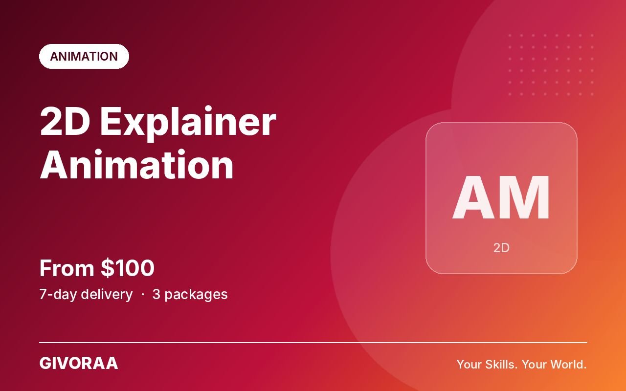 2D Explainer Animation