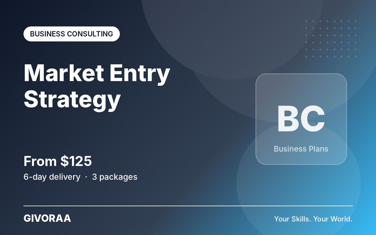 Market Entry Strategy