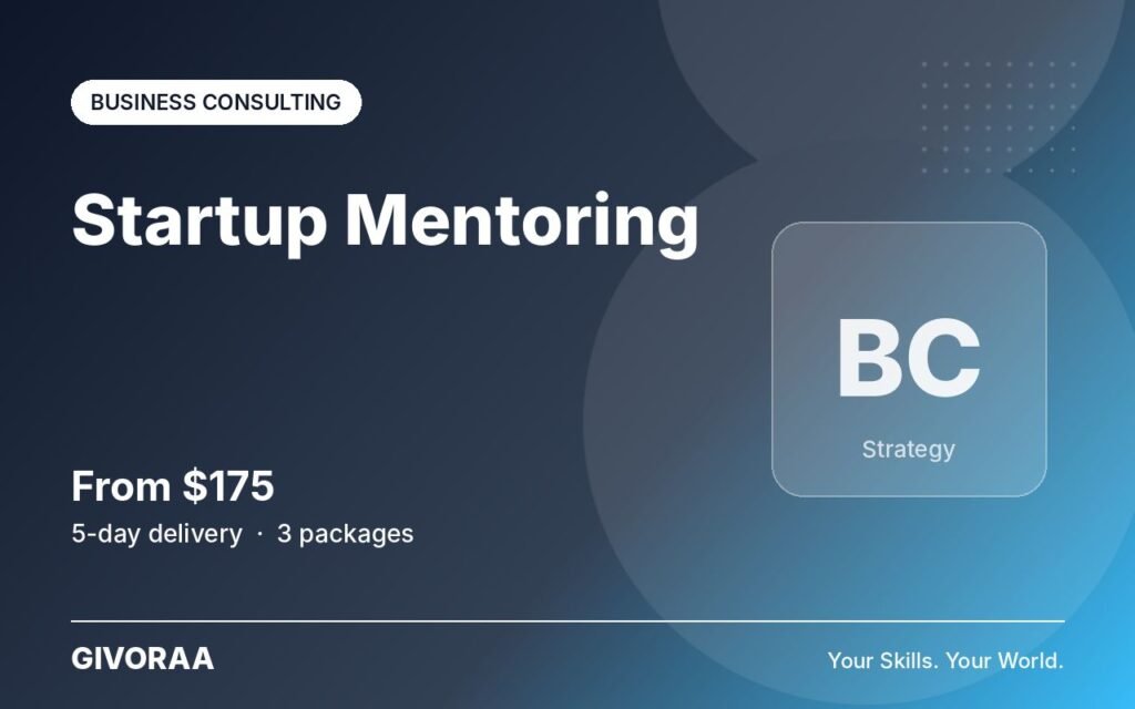Startup Mentoring