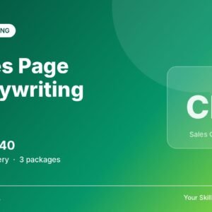Sales Page Copywriting