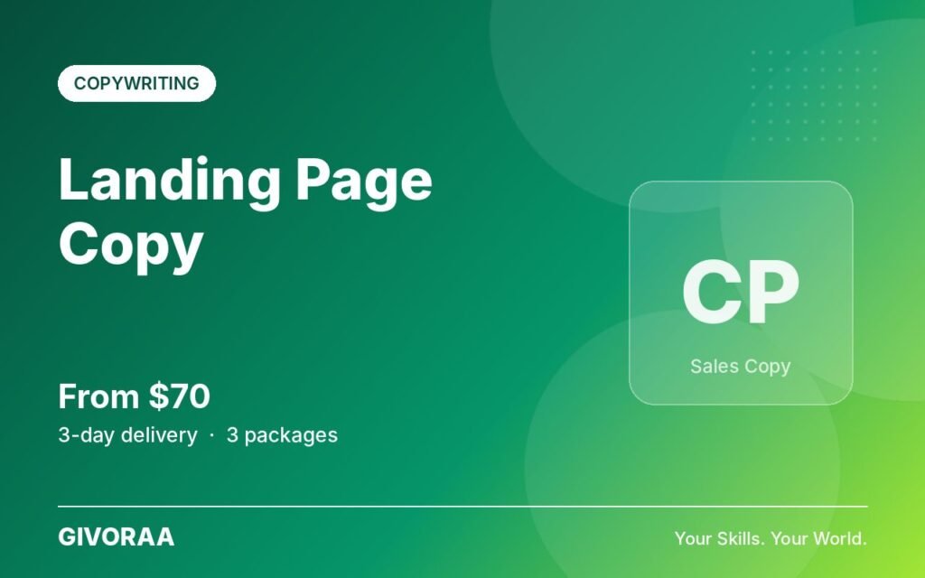 Landing Page Copy