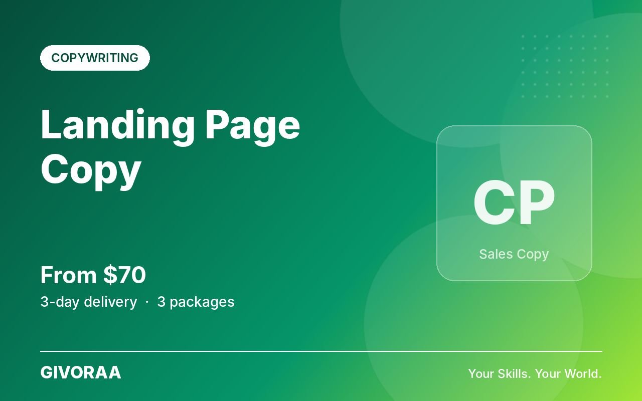 Landing Page Copy