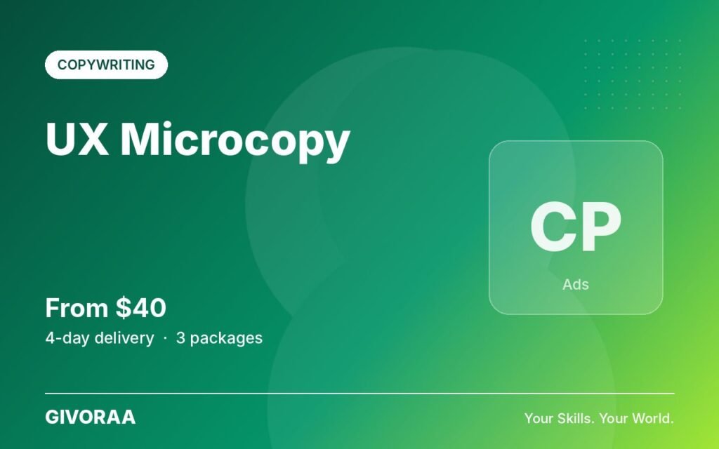 UX Microcopy