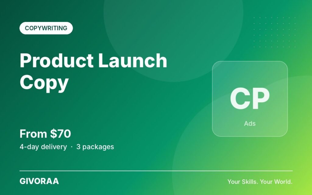 Product Launch Copy