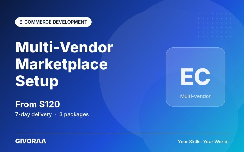 Multi-Vendor Marketplace Setup