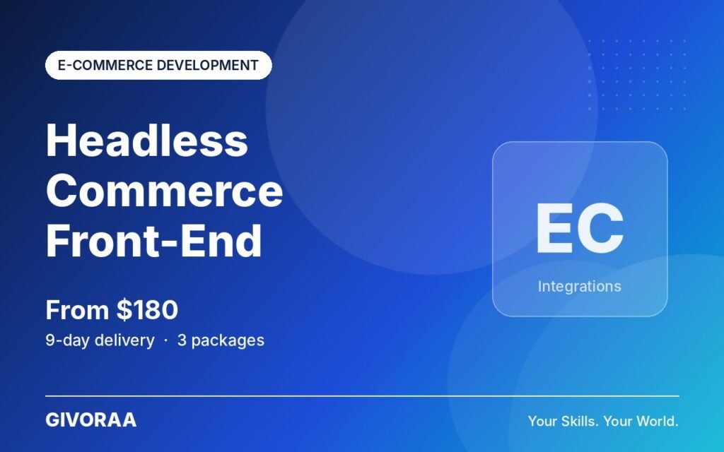 Headless Commerce Front-End