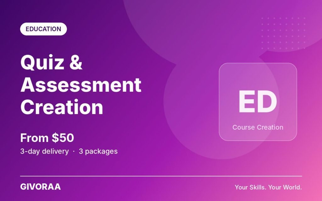 Quiz & Assessment Creation