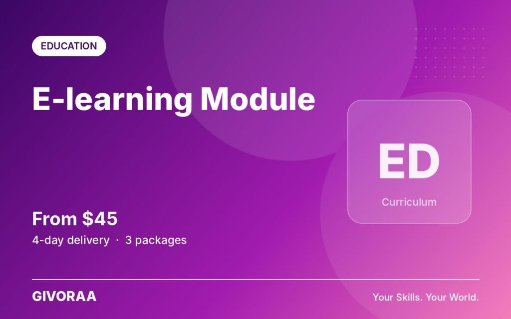 E-learning Module