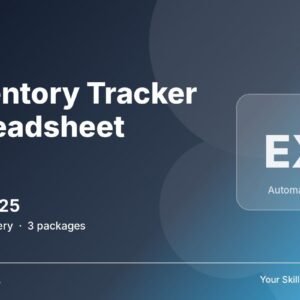 Inventory Tracker Spreadsheet