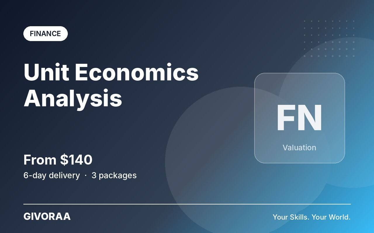 Unit Economics Analysis