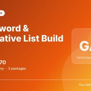 Keyword & Negative List Build