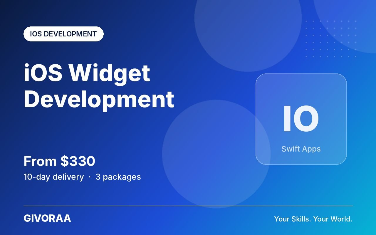 iOS Widget Development