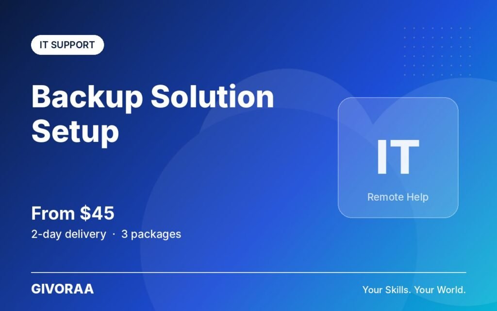 Backup Solution Setup