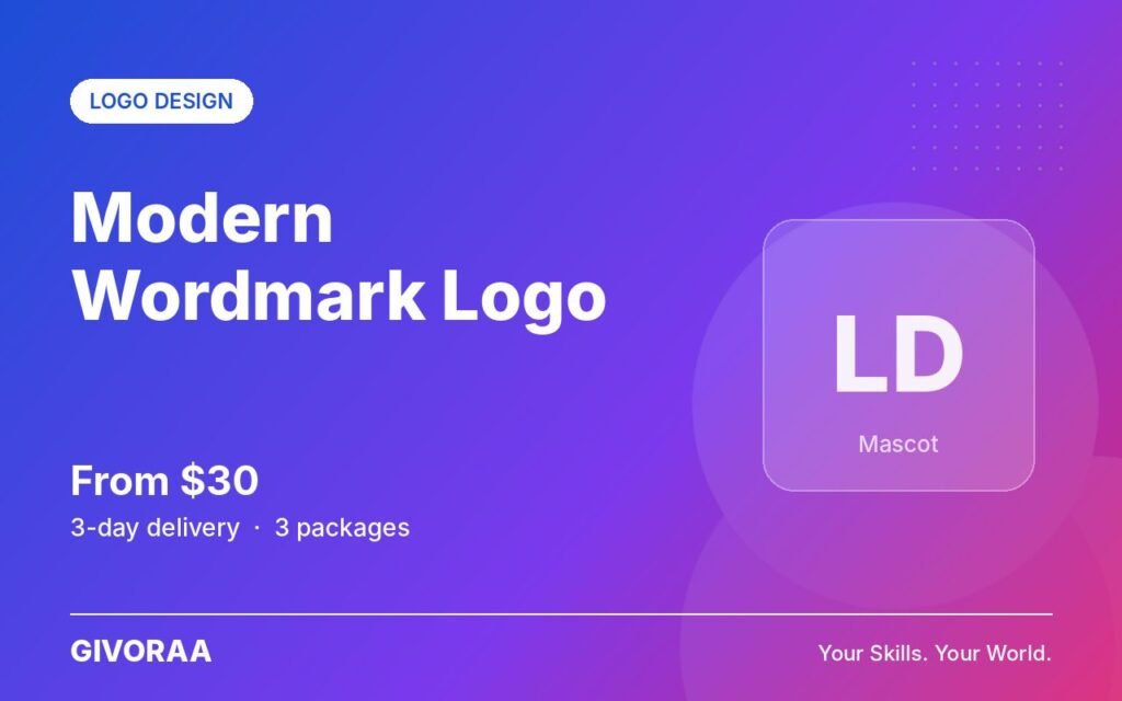 Modern Wordmark Logo