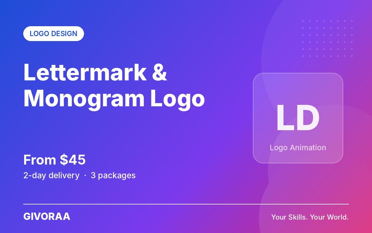 Lettermark & Monogram Logo