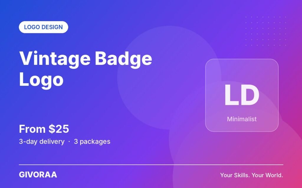 Vintage Badge Logo