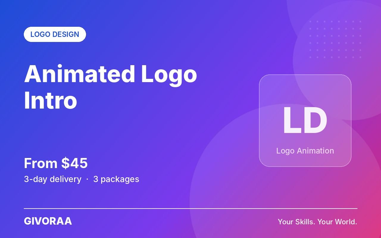 Animated Logo Intro