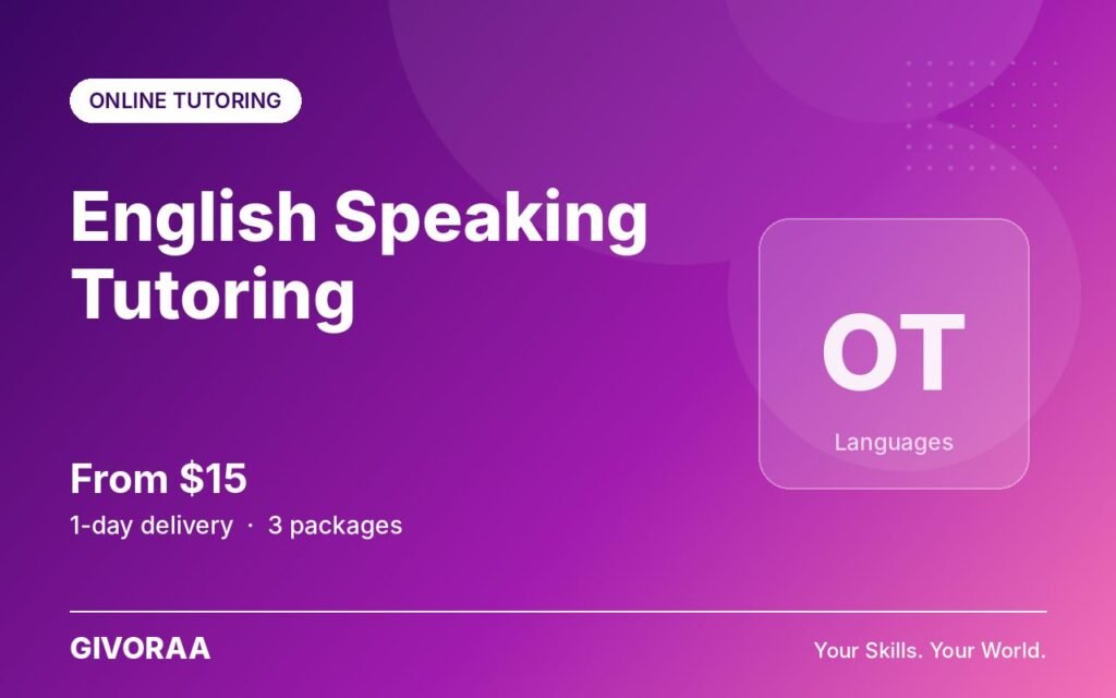 English Speaking Tutoring