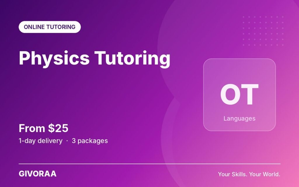 Physics Tutoring