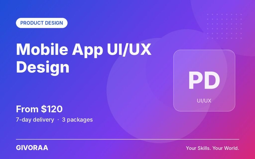 Mobile App UI/UX Design