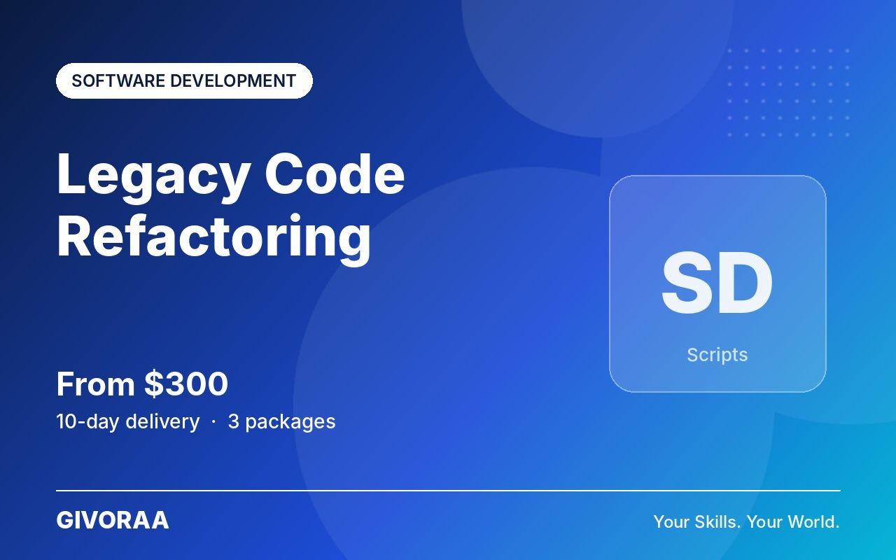 Legacy Code Refactoring