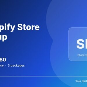 Shopify Store Setup