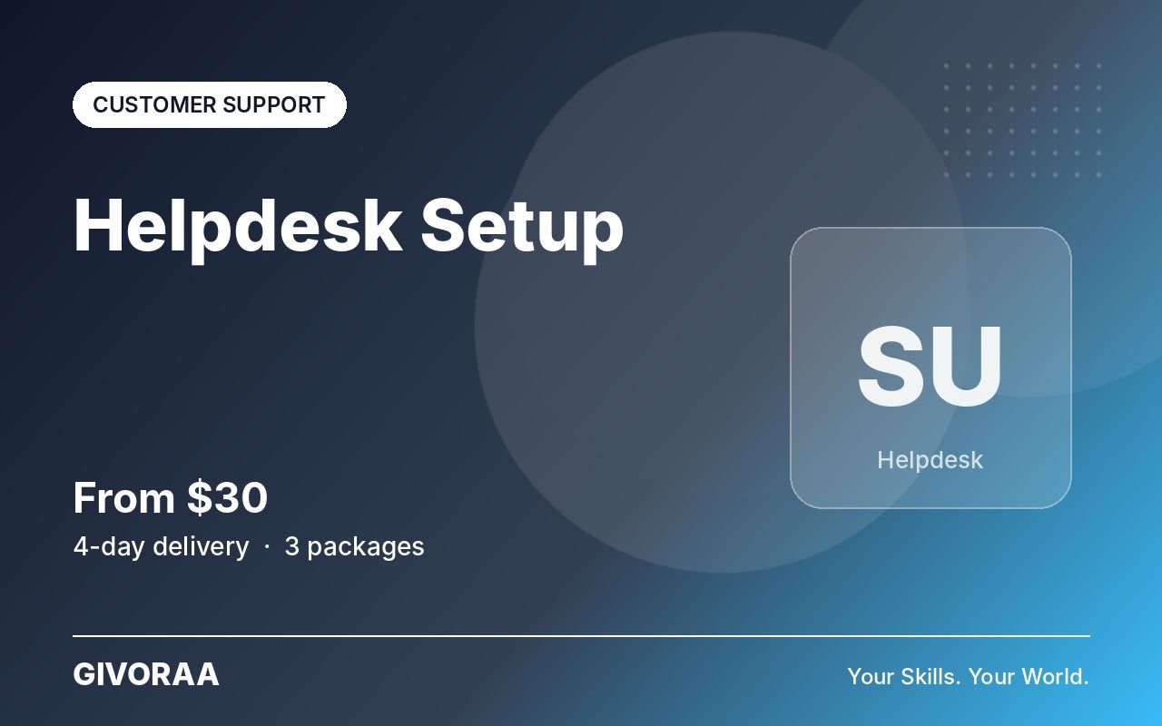 Helpdesk Setup