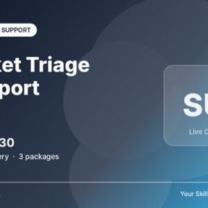 Ticket Triage Support