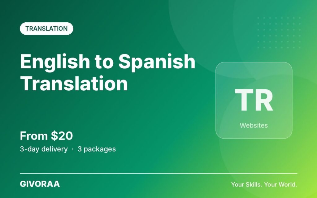 English to Spanish Translation