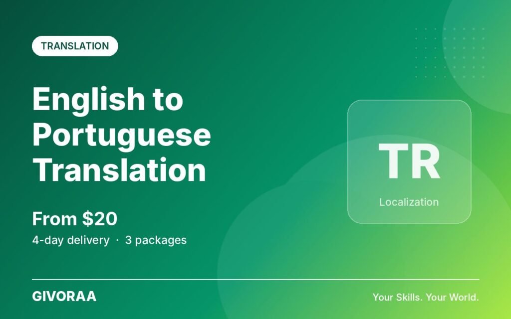English to Portuguese Translation
