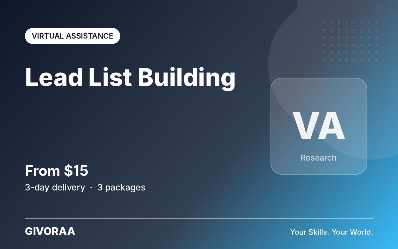 Lead List Building