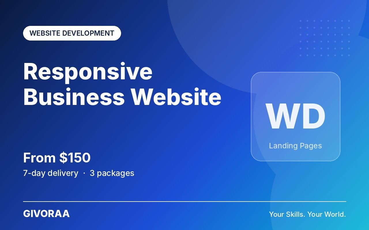 Responsive Business Website