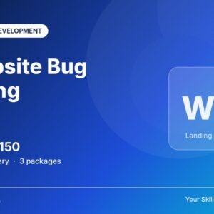 Website Bug Fixing