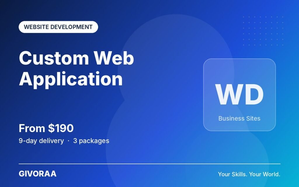 Custom Web Application