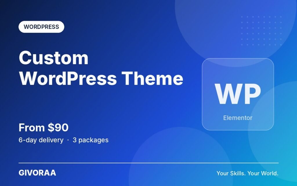 Custom WordPress Theme