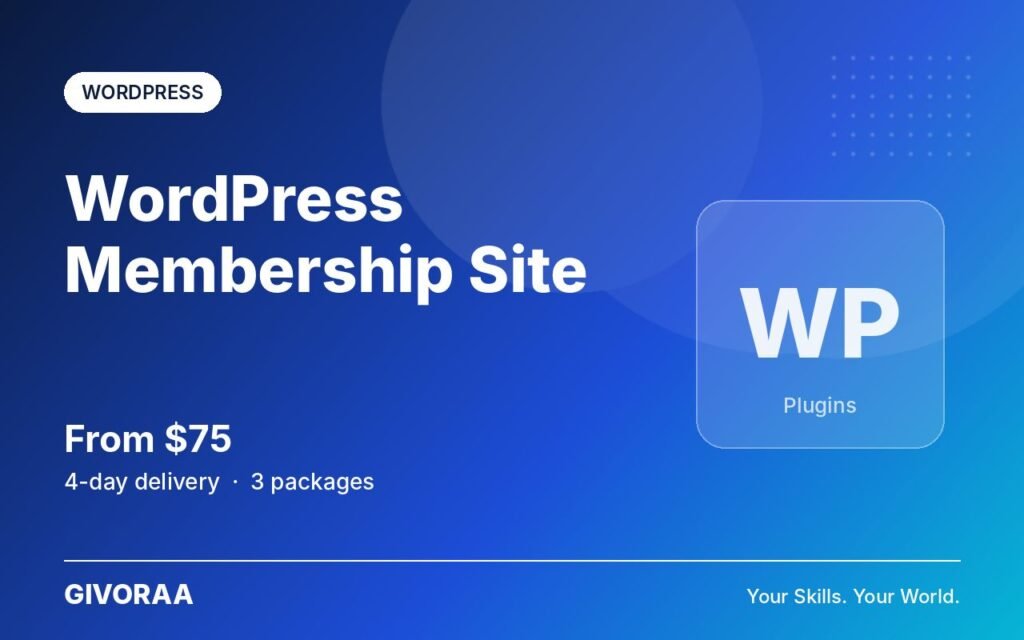WordPress Membership Site